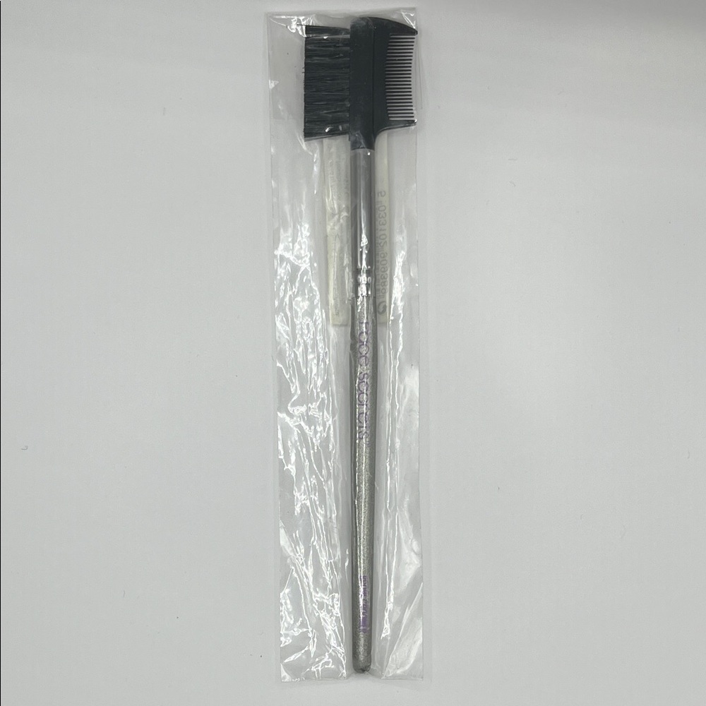Black Dual-Sided Eyebrow Brush